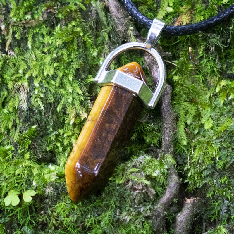 Colgante Piedra De Ojo De Tigre